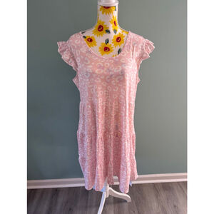 Women's Hibluco Dress XL Pink Leopard